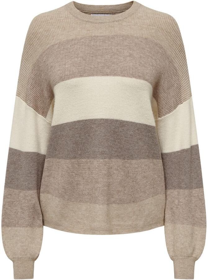 Only Relaxed fit gebreide pullover met ballonmouwen model 'ATIA' - Foto 5