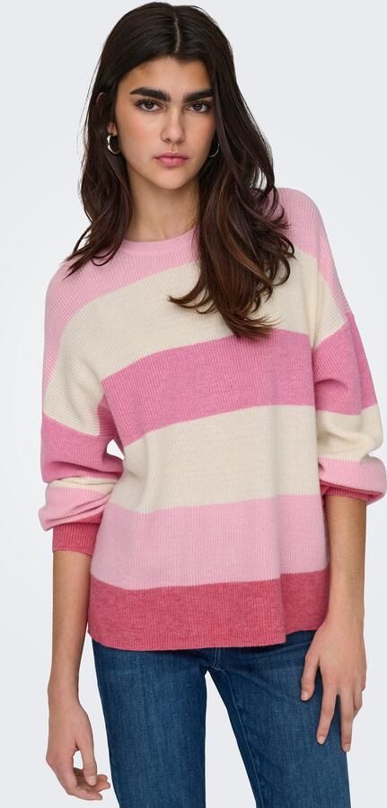 Only Loose fit gebreide pullover van viscosemix model 'ATIA' - Foto 5