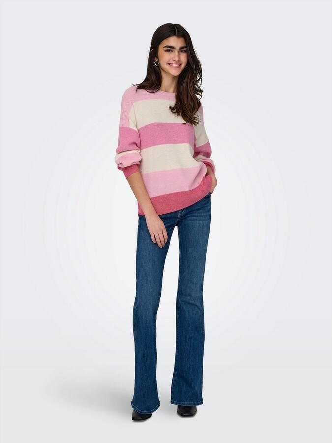 Only Loose fit gebreide pullover van viscosemix model 'ATIA' - Foto 3