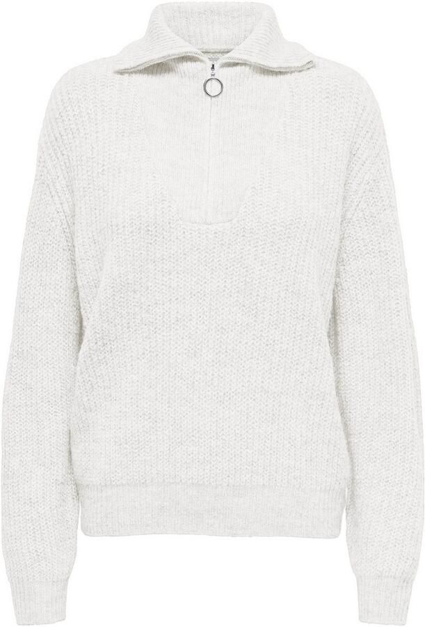 Only Gebreide trui ONLBAKER L S ZIP PULLOVER KNT NOOS - Foto 2