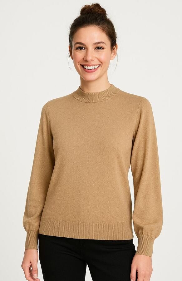 Only Gebreide trui ONLBIRTHE O-NECK PULLOVER ZL KNT - Foto 2