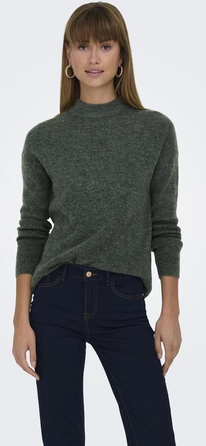 Only Gebreide trui ONLCAMILLA O-NECK L S PULLOVER KNT - Foto 6