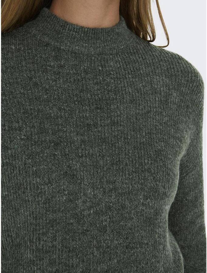 Only Gebreide trui ONLCAMILLA O-NECK L S PULLOVER KNT