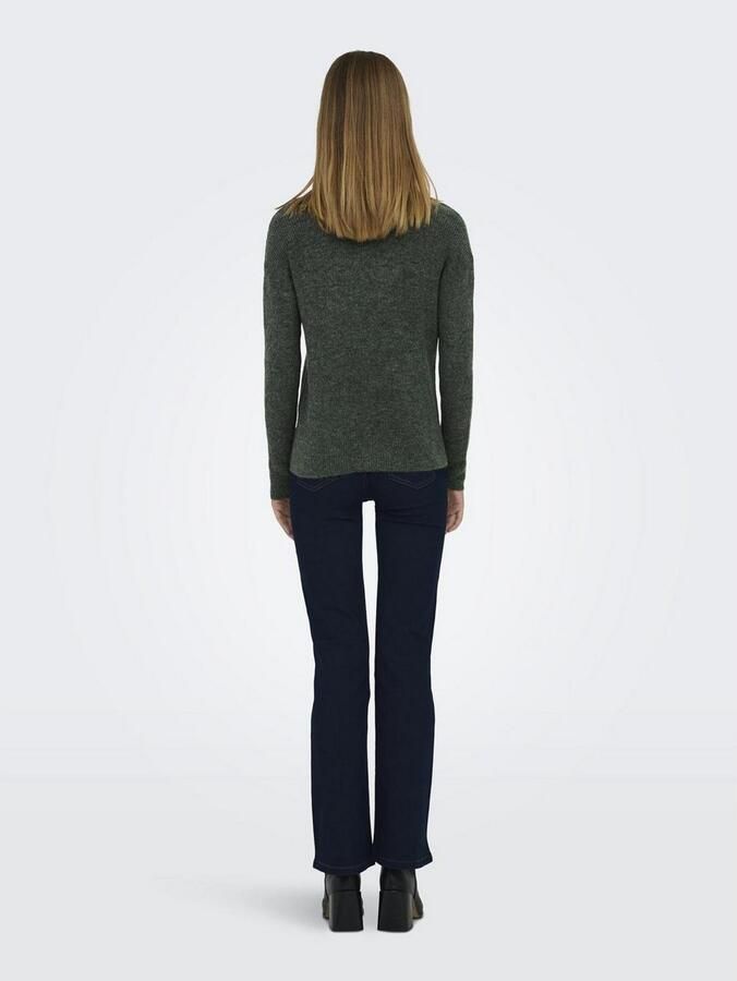 Only Gebreide trui ONLCAMILLA O-NECK L S PULLOVER KNT - Foto 4