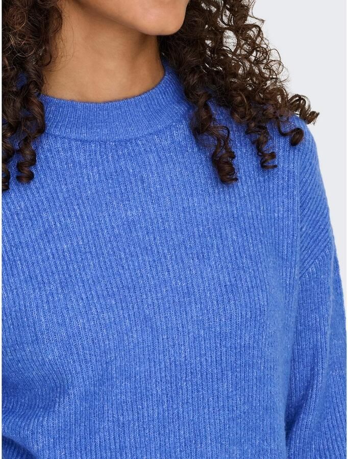 Only Gebreide trui ONLCAMILLA O-NECK L S PULLOVER KNT - Foto 2
