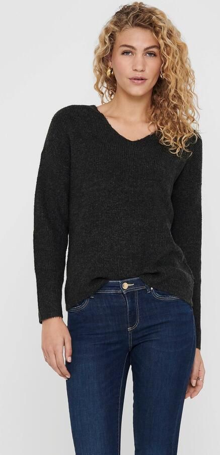 Only Regular fit gebreide pullover met V-hals model 'CAMILLA' - Foto 6