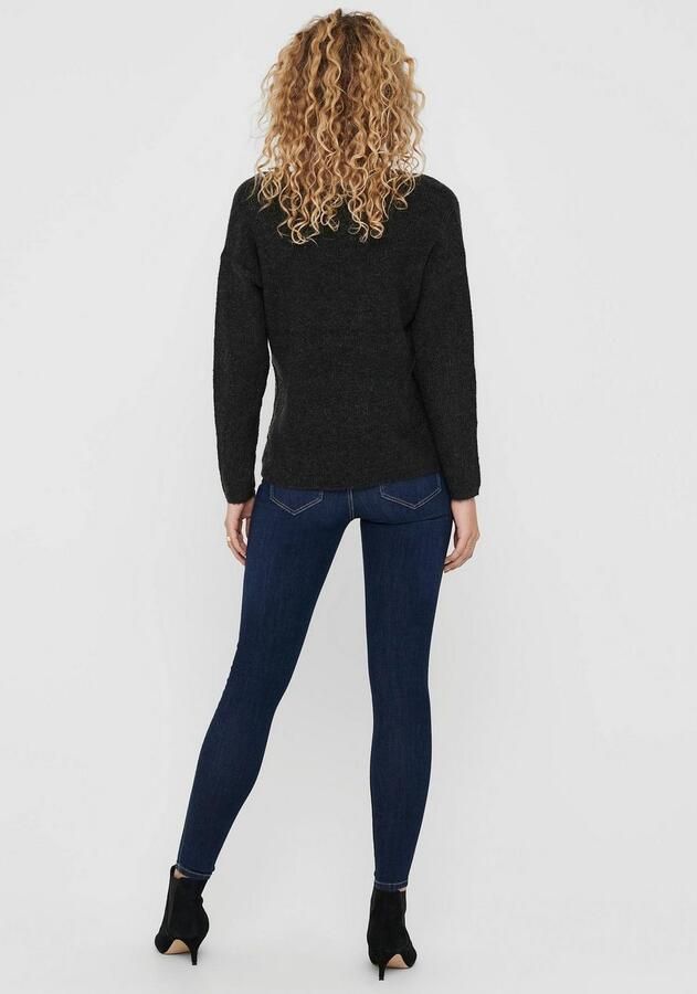 Only Regular fit gebreide pullover met V-hals model 'CAMILLA' - Foto 3