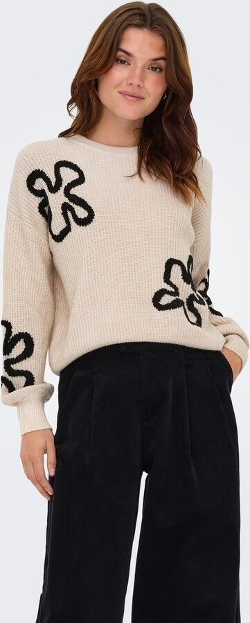 Only Gebreide trui ONLDAISY LS STITCH O-NECK KNT - Foto 8