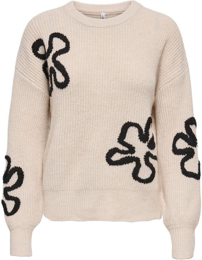 Only Gebreide trui ONLDAISY LS STITCH O-NECK KNT