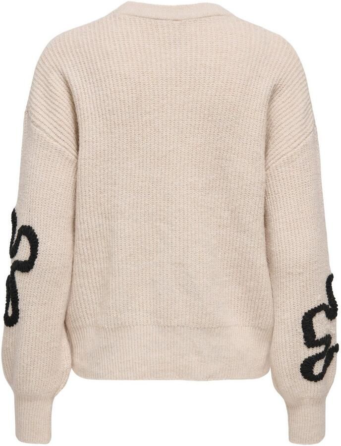 Only Gebreide trui ONLDAISY LS STITCH O-NECK KNT - Foto 2