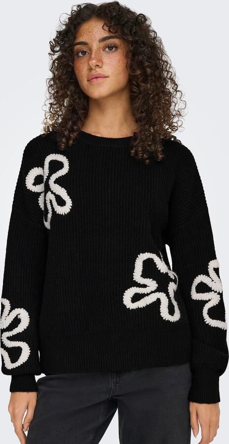 Only Gebreide trui ONLDAISY LS STITCH O-NECK KNT - Foto 6