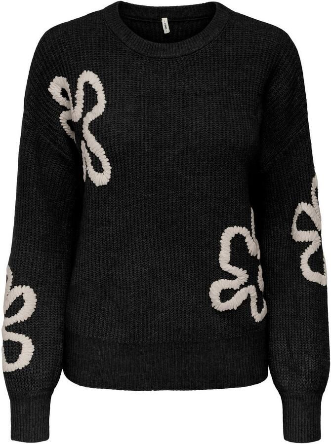 Only Gebreide trui ONLDAISY LS STITCH O-NECK KNT - Foto 5