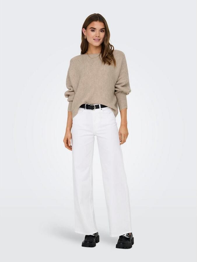 Only Gebreide trui ONLDANIELLA L S PULLOVER KNT NOOS - Foto 4