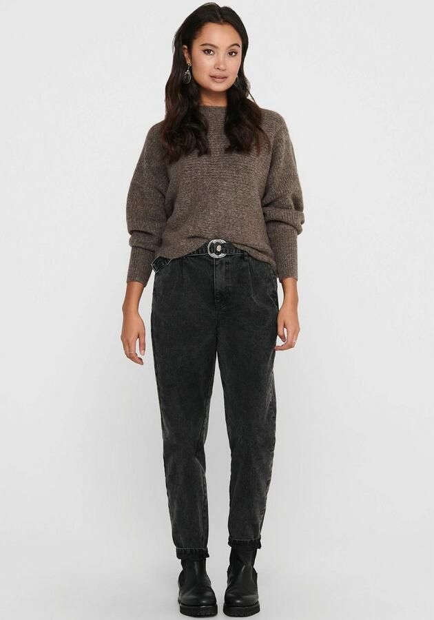 Only Regular fit gebreide pullover met vleermuismouwen model 'DANIELLA' - Foto 5