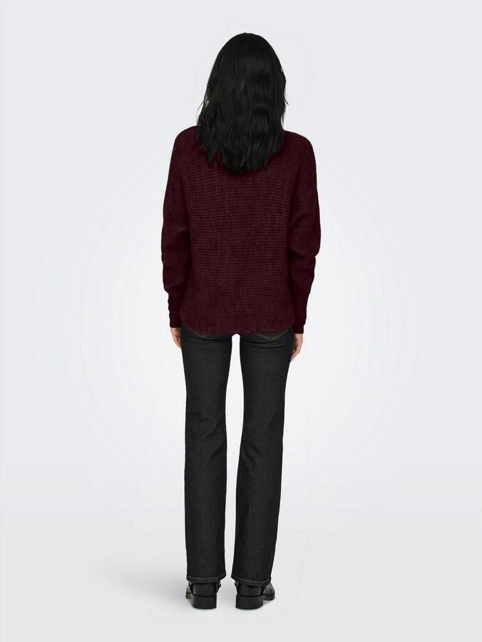 Only Regular fit gebreide pullover met vleermuismouwen model 'DANIELLA' - Foto 2