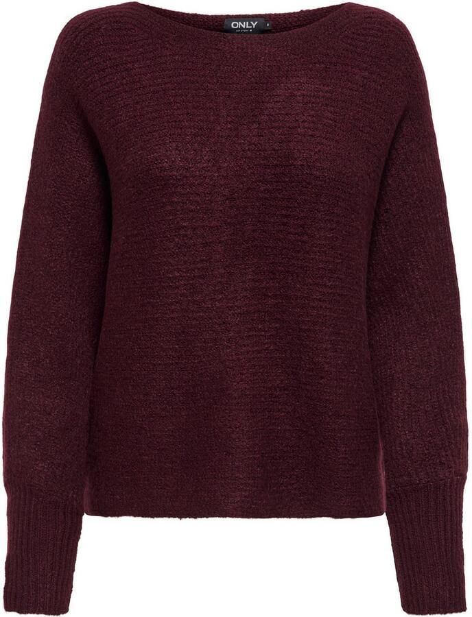 Only Regular fit gebreide pullover met vleermuismouwen model 'DANIELLA'