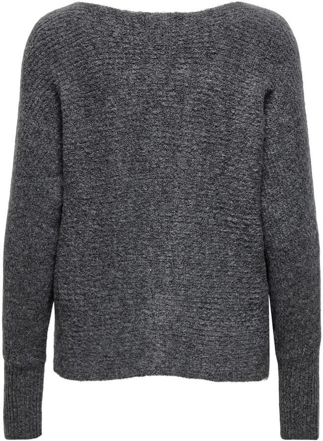 Only Regular fit gebreide pullover met vleermuismouwen model 'DANIELLA' - Foto 6
