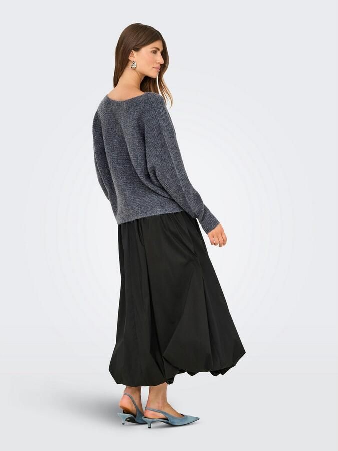 Only Regular fit gebreide pullover met vleermuismouwen model 'DANIELLA' - Foto 5