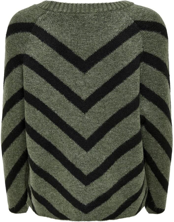 Only Regular fit gebreide pullover met streepmotief model 'ELIZA' - Foto 3