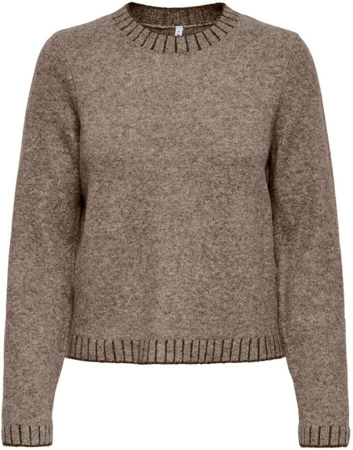 Only Gebreide trui ONLFINA LS STITCH O-NECK CC KNT - Foto 5