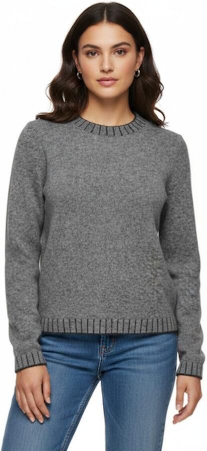 Only Gebreide trui ONLFINA LS STITCH O-NECK CC KNT - Foto 5