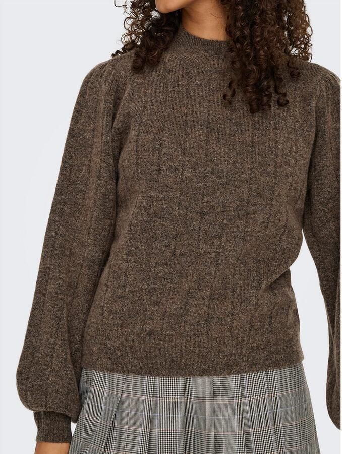 Only Gebreide trui ONLFIRENZE LS HIGHNECK PULLOVER KNT NCA - Foto 2