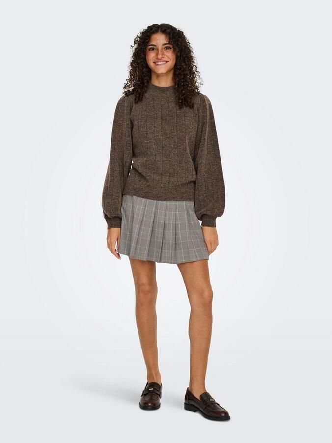 Only Gebreide trui ONLFIRENZE LS HIGHNECK PULLOVER KNT NCA - Foto 3