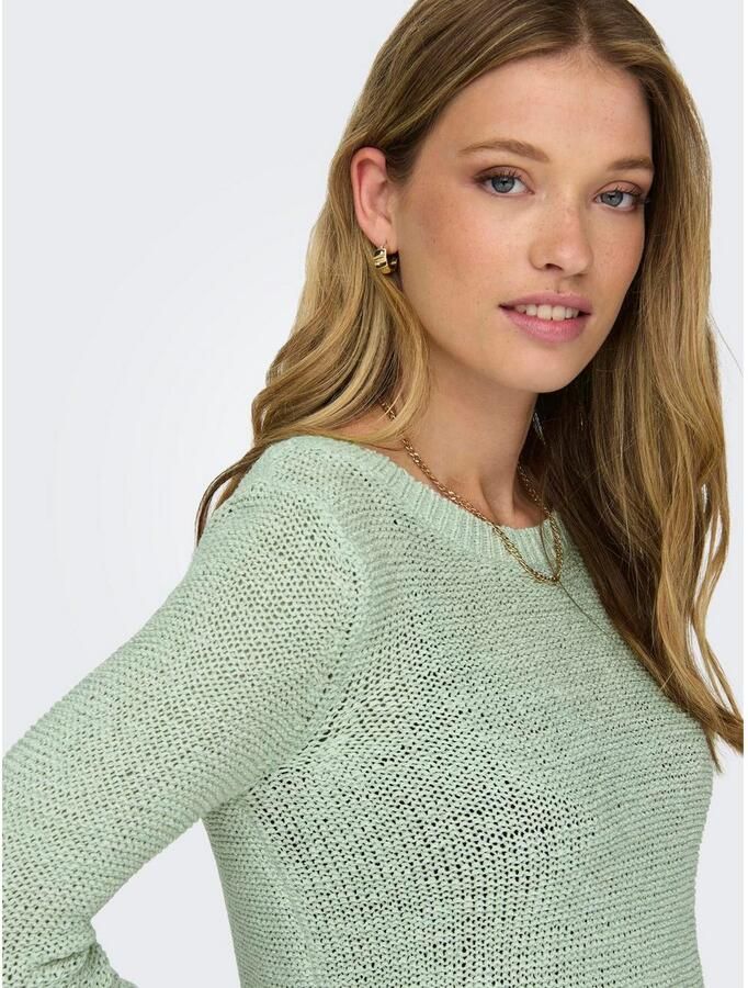 Only Gebreide trui ONLGEENA XO L S PULLOVER KNT NOOS - Foto 12