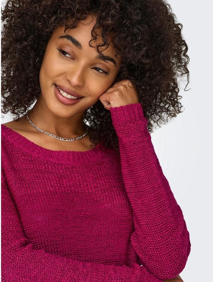 Only Gebreide trui ONLGEENA XO L S PULLOVER KNT NOOS - Foto 2