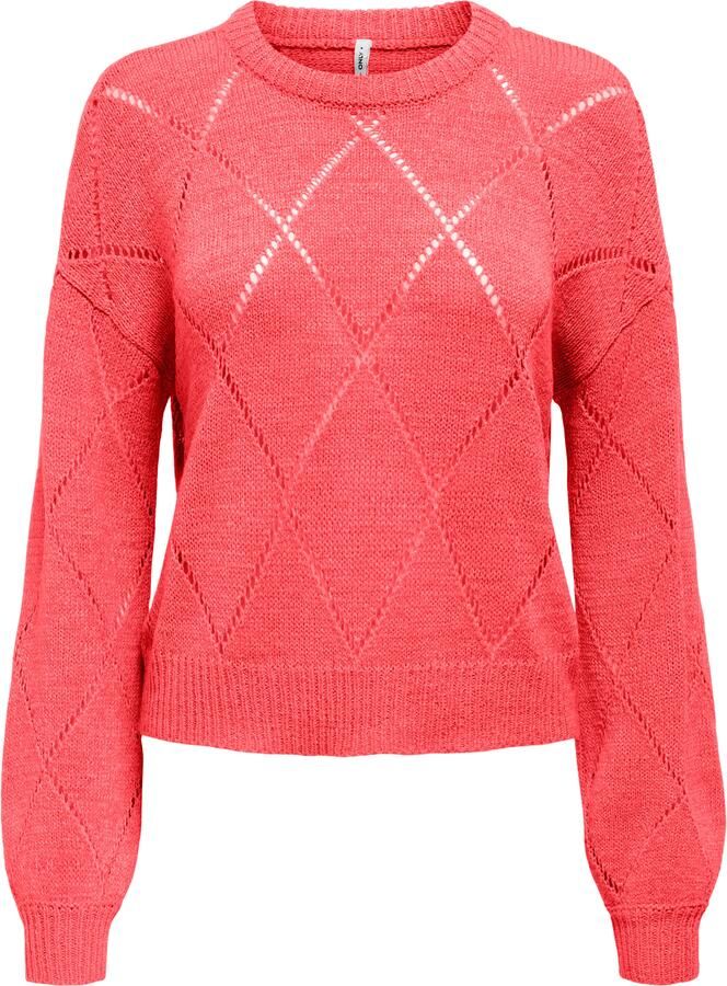 Only Gebreide trui ONLGEENAS LS STRUCTURE O-NECK CC KNT