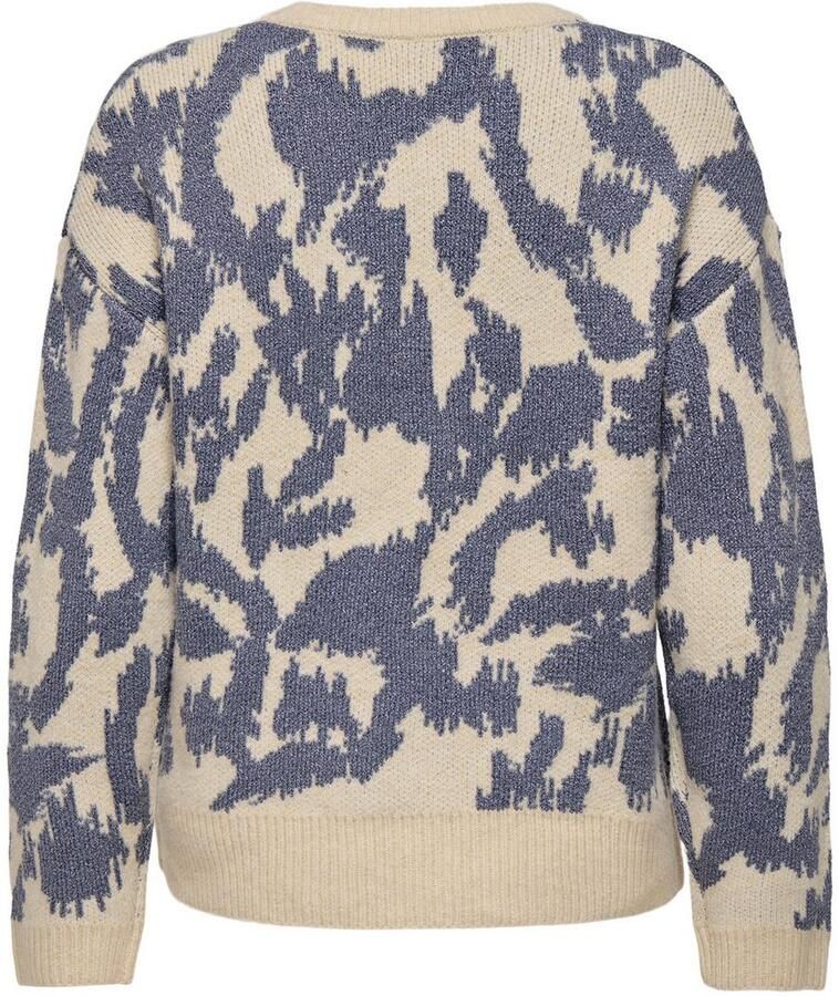 Only Gebreide trui ONLGIGI LS GLITTER O-NECK KNT