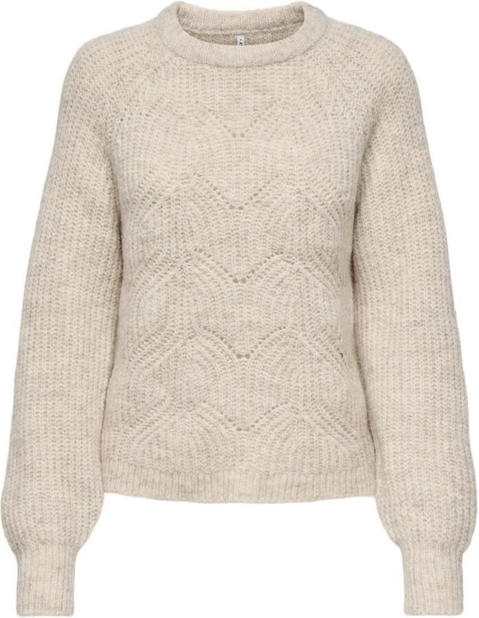 Only Gebreide trui ONLGILA LIFE LS STRUCTURE O-NECK BF KNT