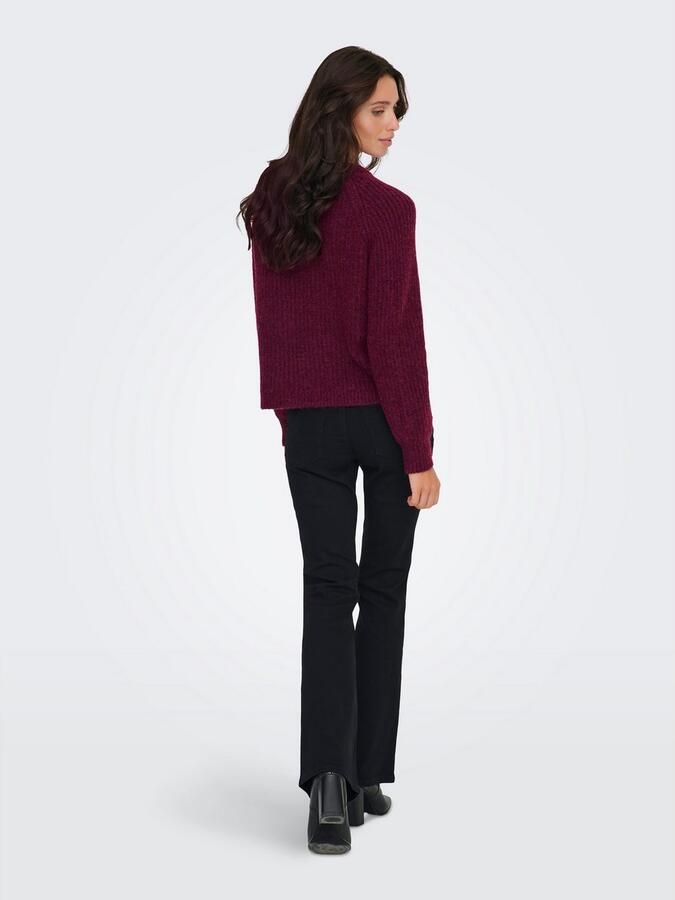 Only Gebreide trui ONLGILA LIFE LS STRUCTURE O-NECK BF KNT - Foto 5