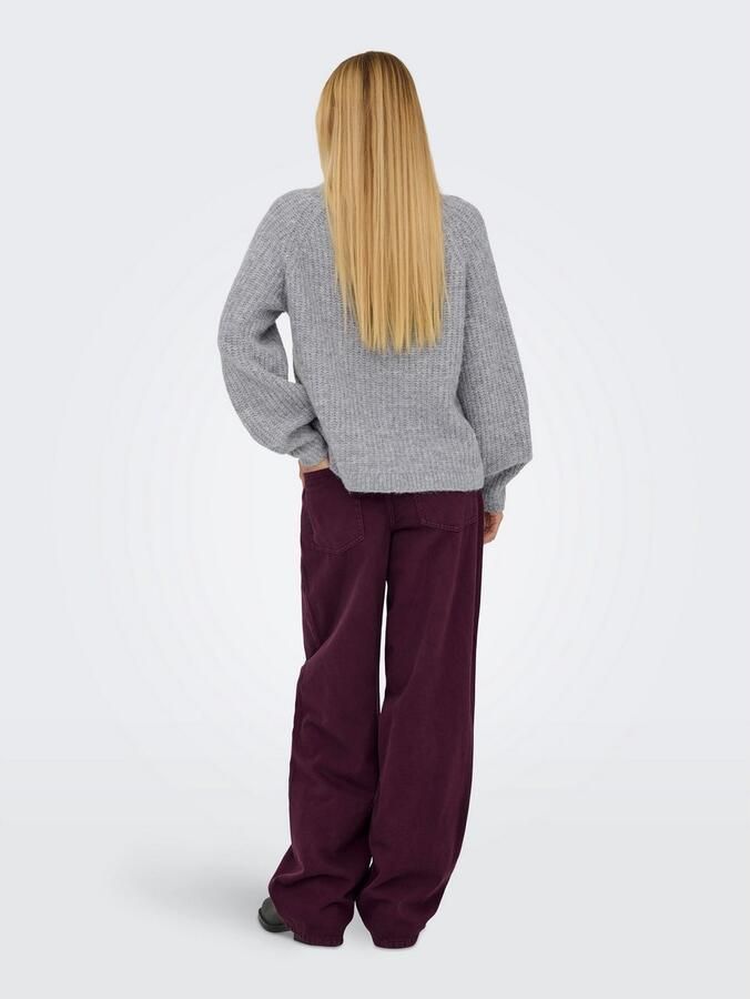 Only Gebreide trui ONLGILA LIFE LS STRUCTURE O-NECK BF KNT - Foto 5