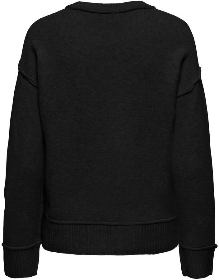 Only Gebreide trui ONLHAZEL LS DETAIL O-NECK BF KNT