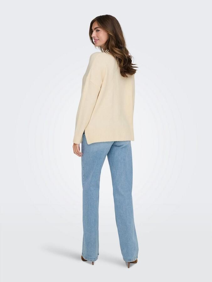Only Gebreide trui ONLHAZEL LS HIGHNECK OVERS PULL KNT NOOS - Foto 6