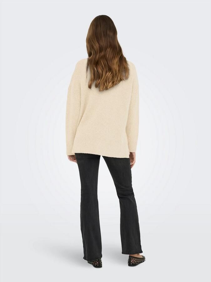 Only Gebreide trui ONLHAZEL LS HIGHNECK OVERS PULL KNT NOOS - Foto 7