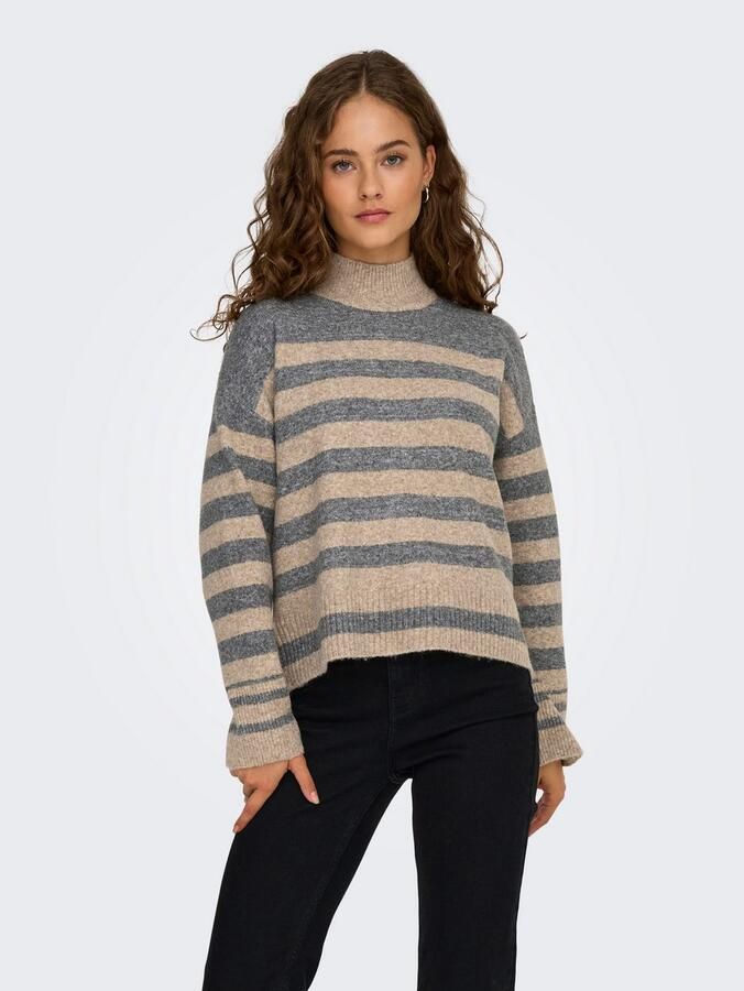 Only Gebreide trui ONLHEIDI LS HIGHNECK PULLOVER KNT NCA - Foto 4
