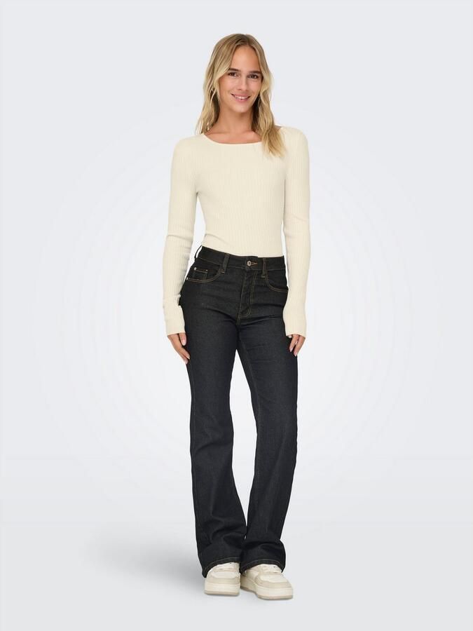 Only Gebreide trui ONLIBI LS RIB BOATNECK CC KNT - Foto 5