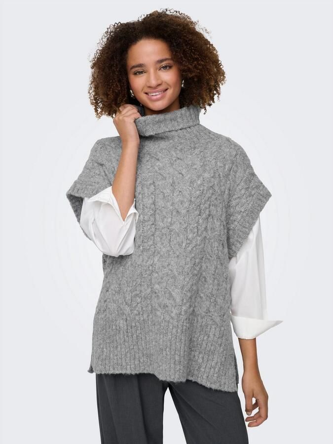 Only Gebreide trui ONLIDA LIFE SL ROLLNECK VEST CC KNT - Foto 3