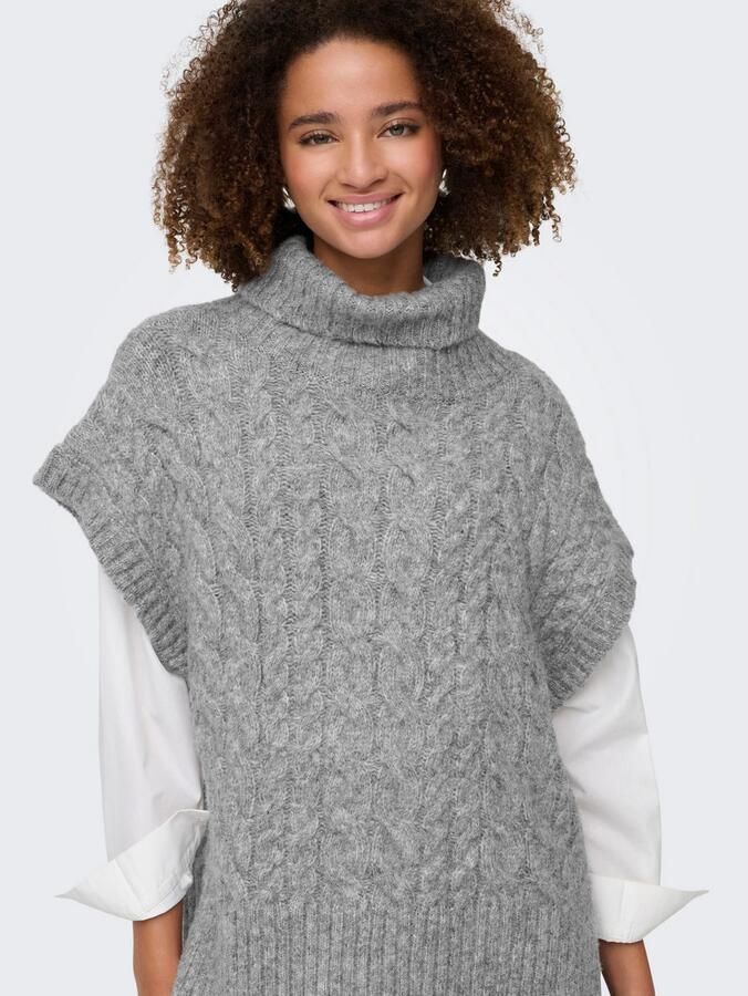 Only Gebreide trui ONLIDA LIFE SL ROLLNECK VEST CC KNT