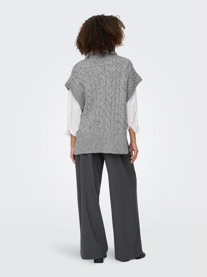 Only Gebreide trui ONLIDA LIFE SL ROLLNECK VEST CC KNT - Foto 4