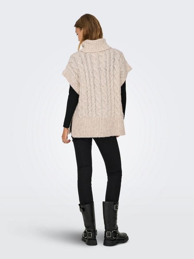 Only Gebreide trui ONLIDA LIFE SL ROLLNECK VEST CC KNT - Foto 4