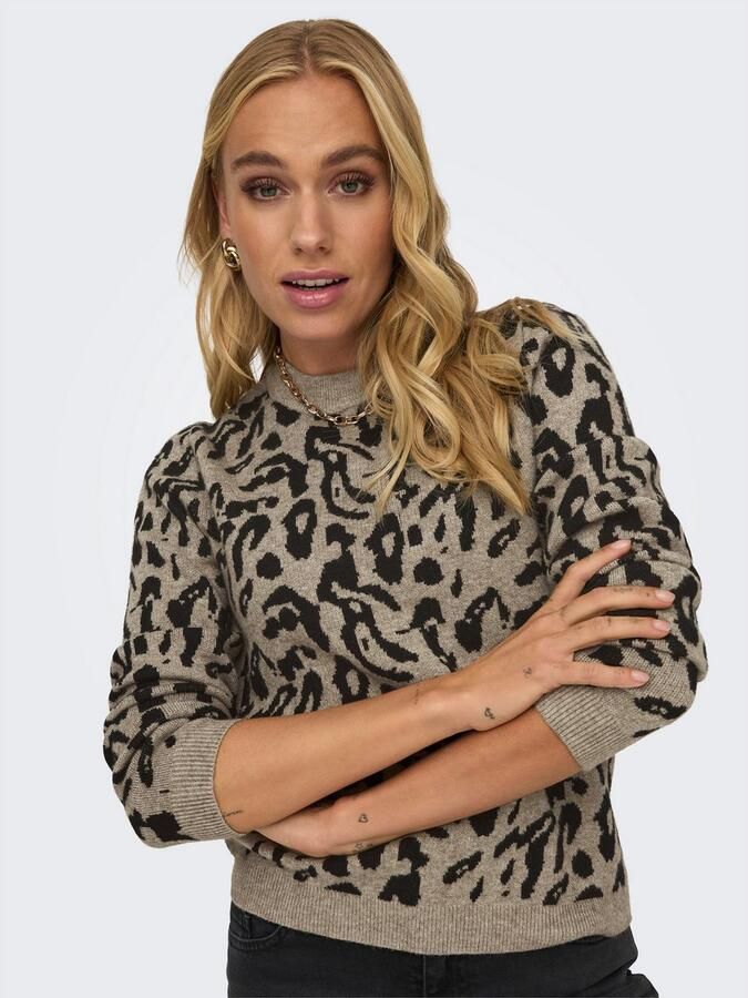 Only Gebreide trui ONLJENNI LS ANIMAL PULLOVER RP KNT - Foto 3