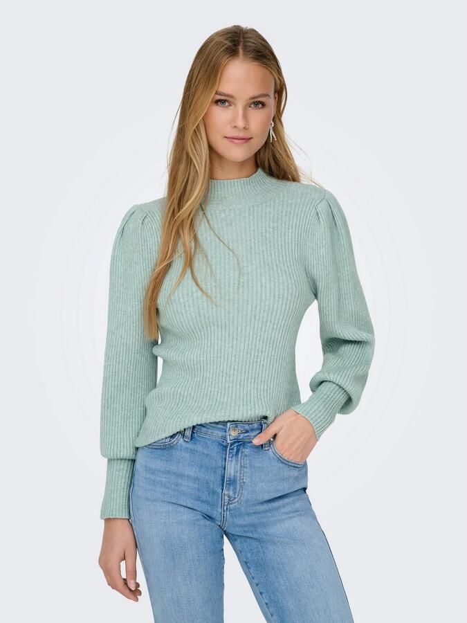 Only Gebreide trui ONLKATIA L S HIGHNECK PULLOVER KNT NOOS - Foto 4