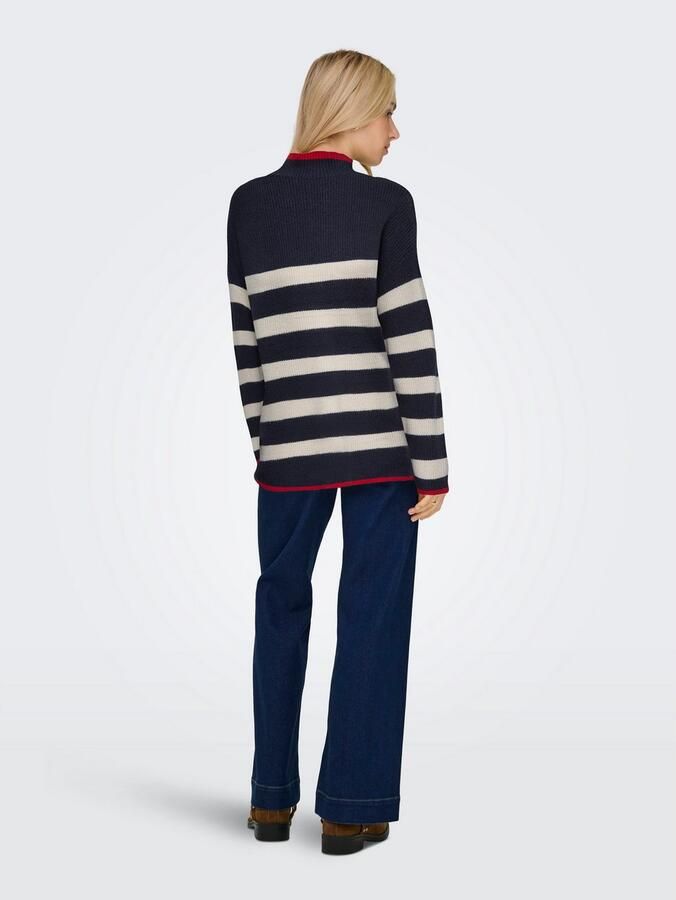 Only Gebreide trui ONLKATIA LS RIB HIGHNECK CC KNT