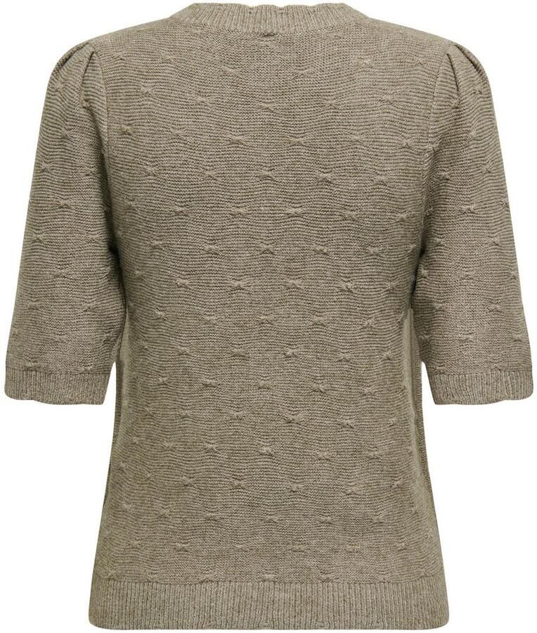 Only Gebreide trui ONLKATIA SS STRUCTURE O-NECK CC KNT - Foto 6