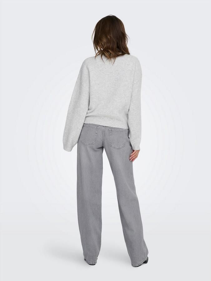 Only Gebreide trui ONLLOI LS HIGH NECK FLOWER PULL EX KNT - Foto 5
