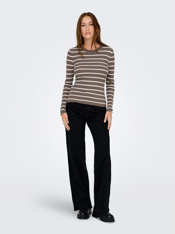 Only Gebreide trui ONLLOUISA L S PULLOVER KNT NCA - Foto 3
