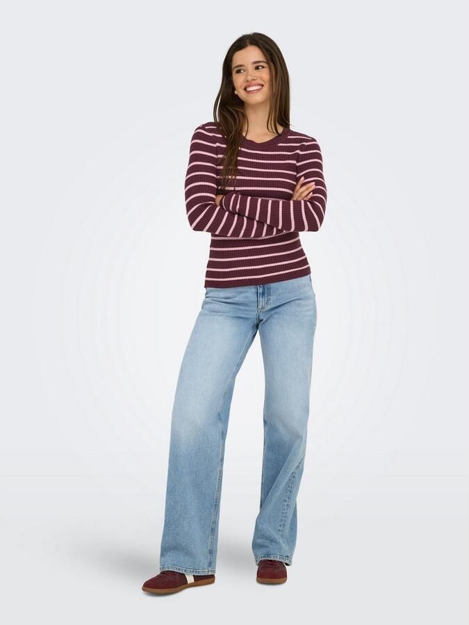 Only Gebreide trui ONLLOUISA L S PULLOVER KNT NCA - Foto 3